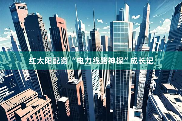 红太阳配资 “电力线路神探”成长记