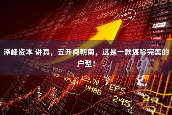 泽峰资本 讲真，五开间朝南，这是一款堪称完美的户型！