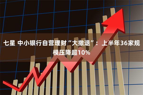 七星 中小银行自营理财“大撤退”：上半年36家规模压降超10%